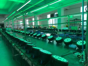 18pcs 10w 4in1 LED Flat Par light